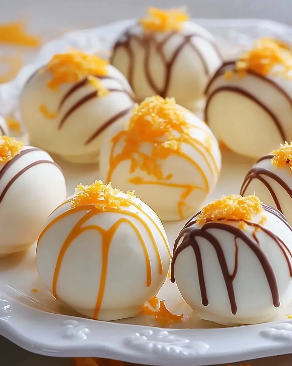 Orangen-Creamsicle-Trüffel First Image First Image