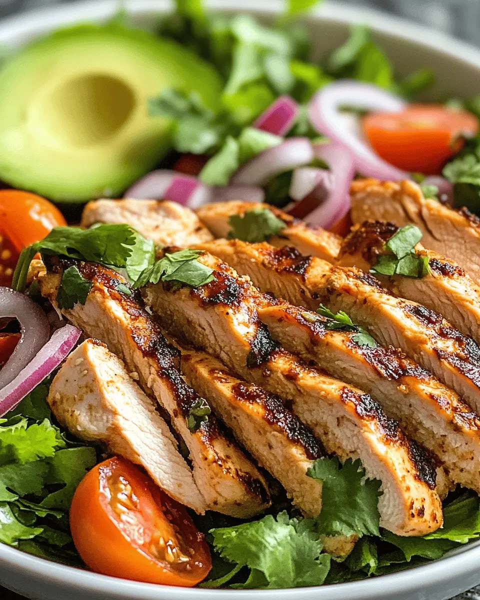 PERUANISCHER GEGRILLTER HÄHNCHENSALAT REZEPT First Image First Image