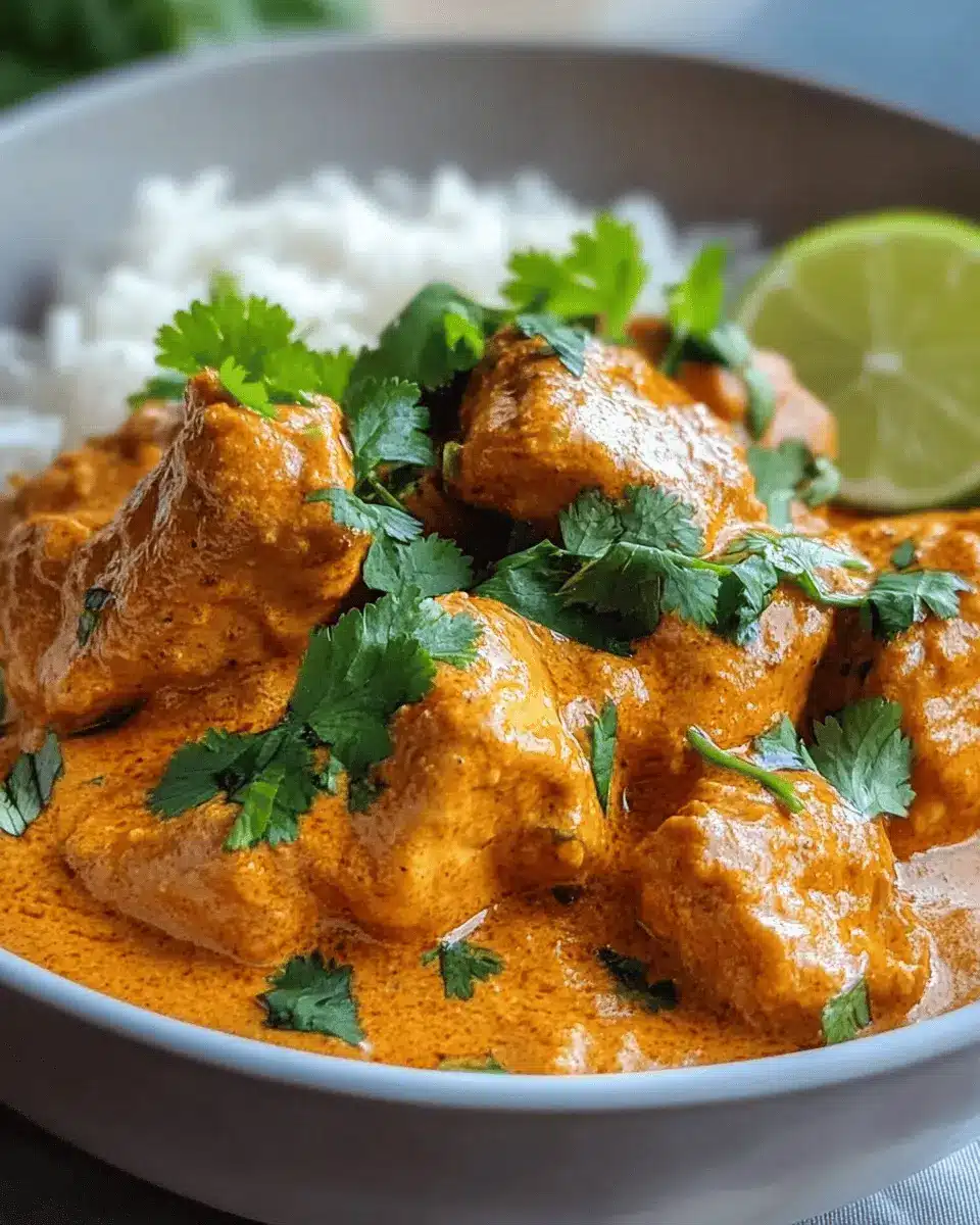 SLOW COOKER BUTTER CHICKEN REZEPT First Image First Image