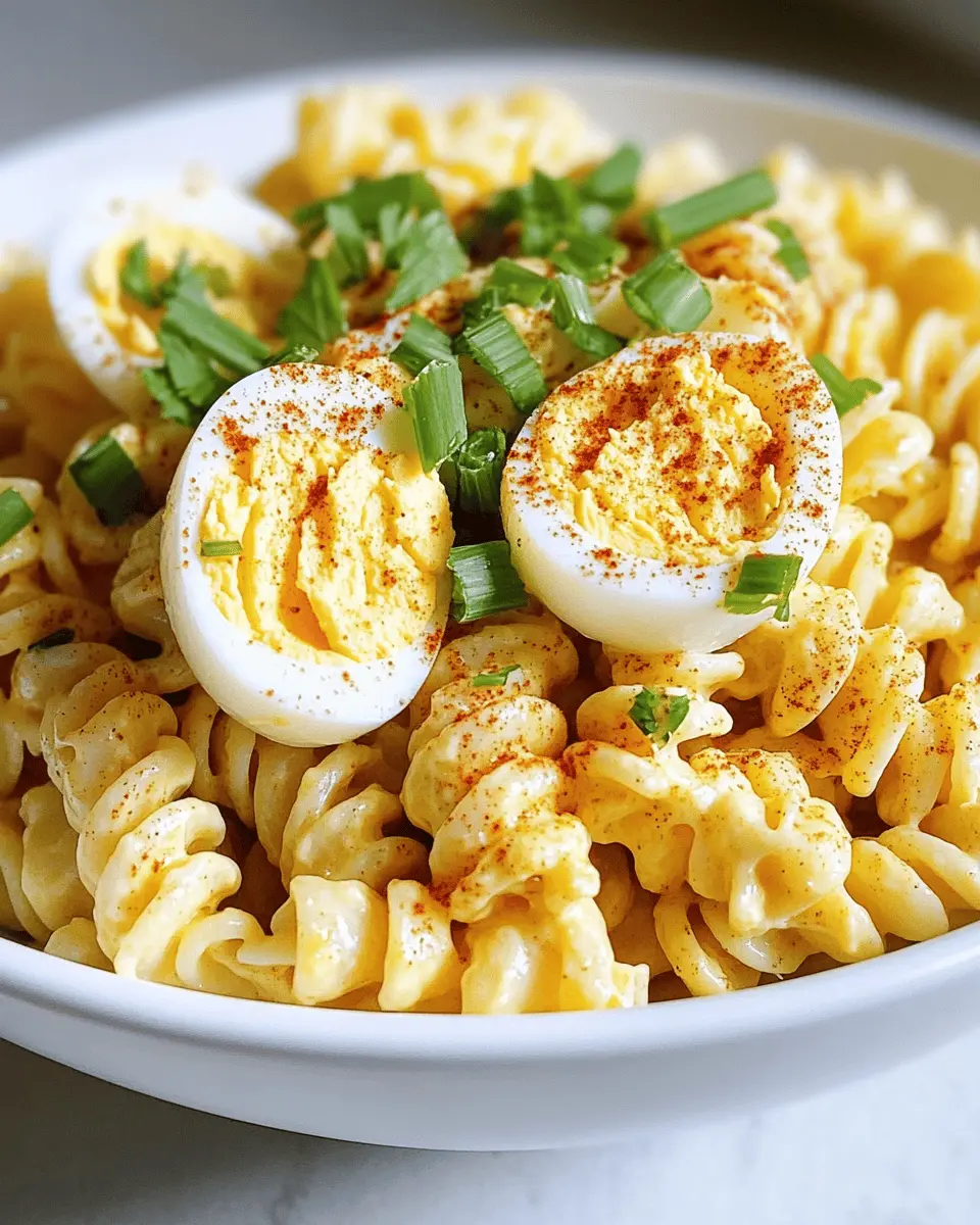 CREMIGER DEVILED EGG NUDELSALAT REZEPT First Image First Image
