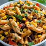 Würziger Chicken Enchilada Pasta Salad First Image First Image