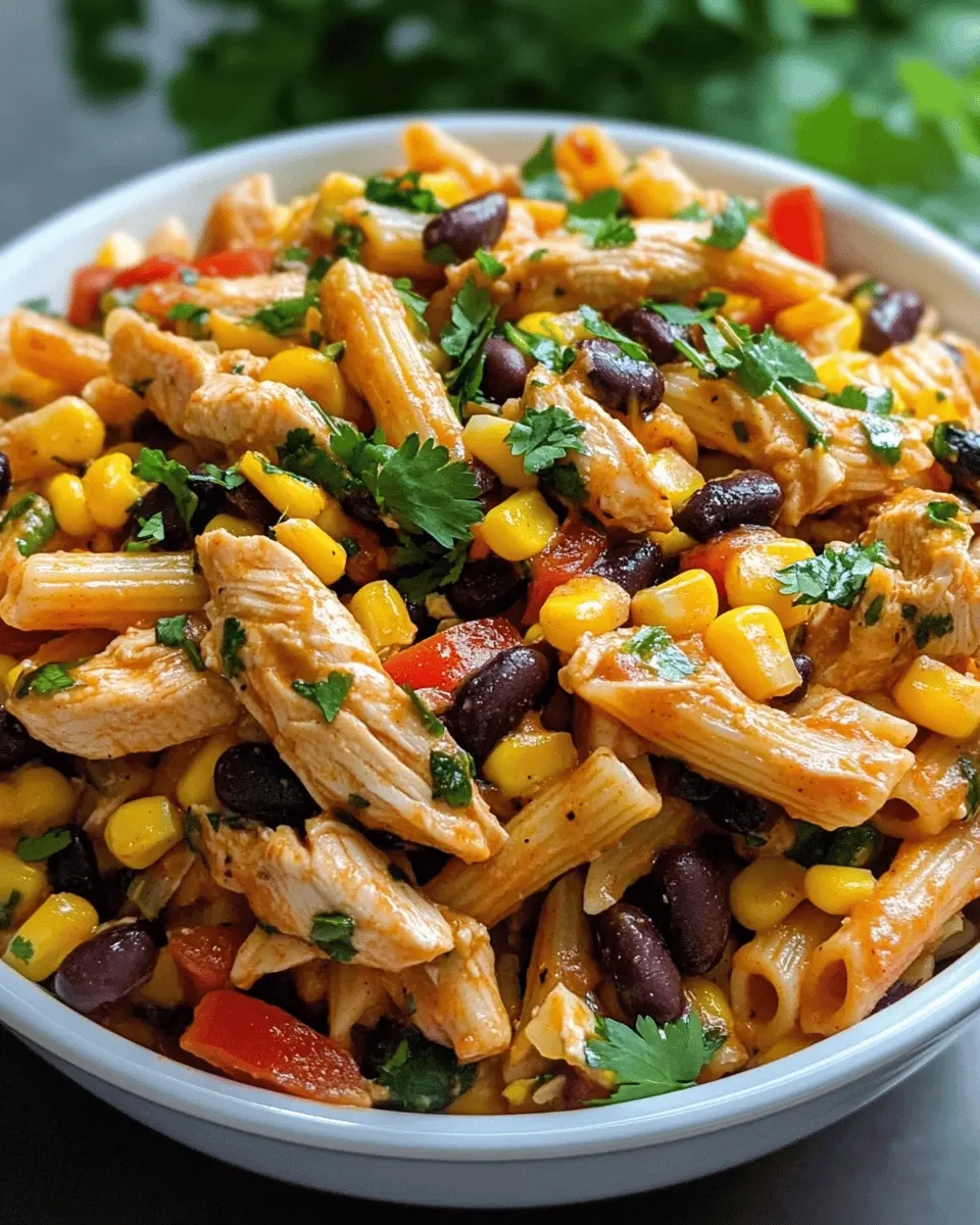 Würziger Chicken Enchilada Pasta Salad First Image First Image