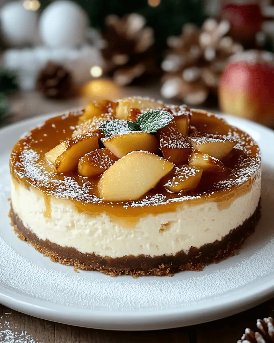 Weihnachtlicher Käsekuchen mit Bratapfel: Indulgent Holiday Bliss 5 jlnhuootvbwpj7gou4er