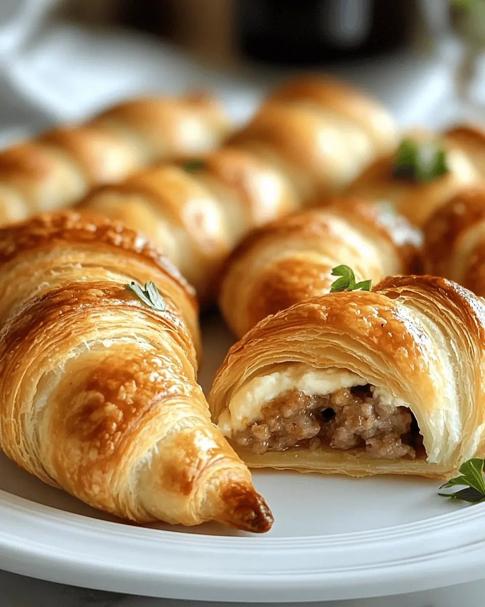 Sausage Cream Cheese Crescents Rezept First Image First Image