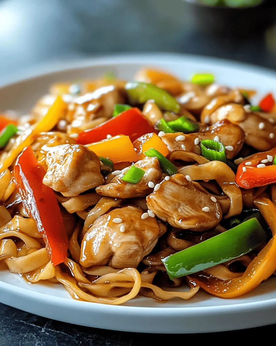 CHICKEN STIR FRY NOODLES REZEPT First Image First Image