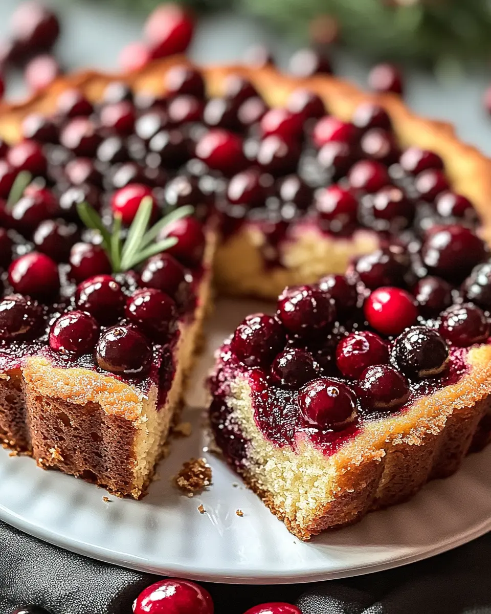 Weihnachtlicher Cranberry-Rührkuchen First Image First Image
