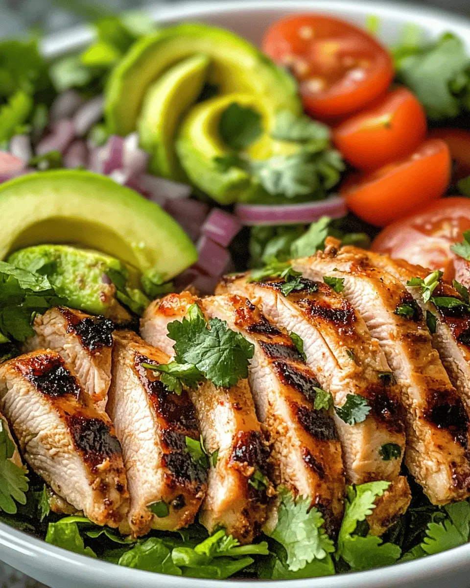 Peruanischer gegrillter Hähnchensalat Rezept: Juicy & Fresh Magic 7