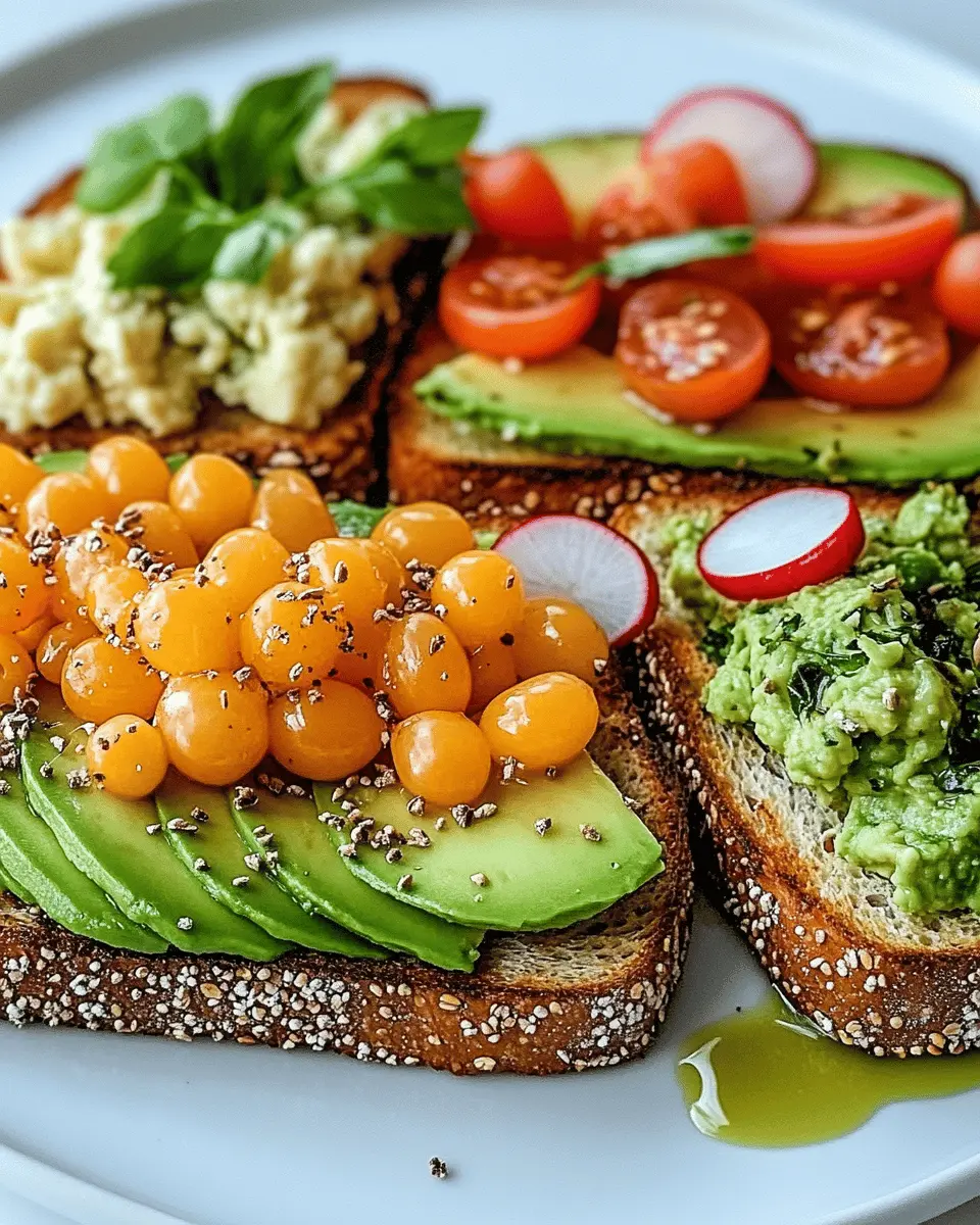 GESUNDE TOAST-TOPPINGS, FRÜHSTÜCK IDEEN, G First Image First Image