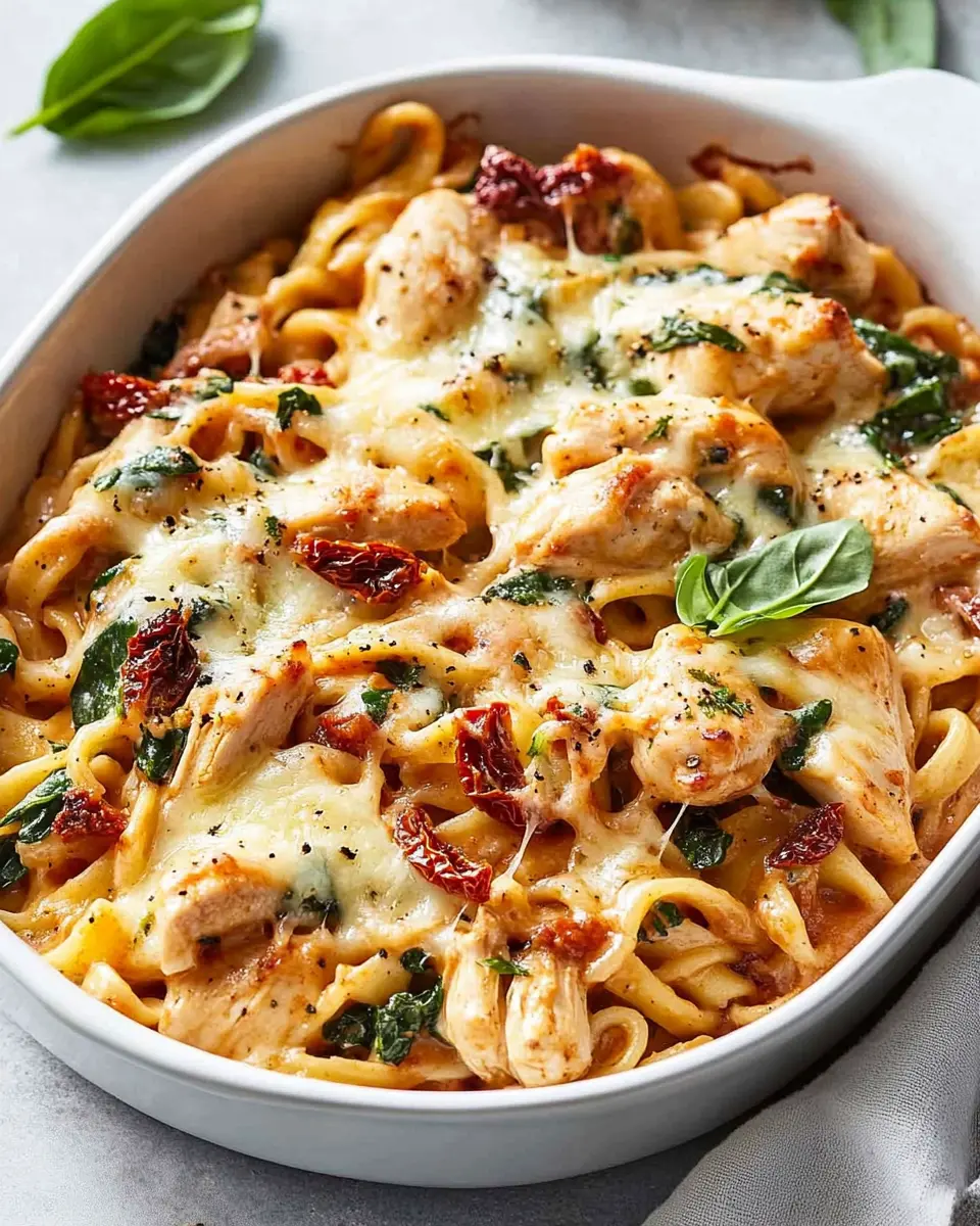 Cremiger Tuscan Chicken Pasta-Auflauf: Indulgent Comfort Food 5 nhl4wt5ezqvljqnhqjbk