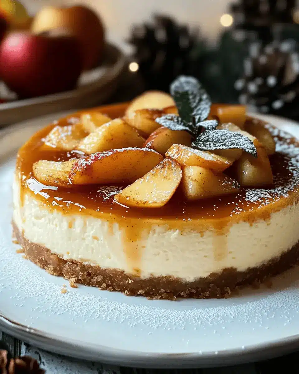 Weihnachtlicher Käsekuchen mit Bratapfel: Indulgent Holiday Bliss 6 onr6ndm89ivkiwz1uckk
