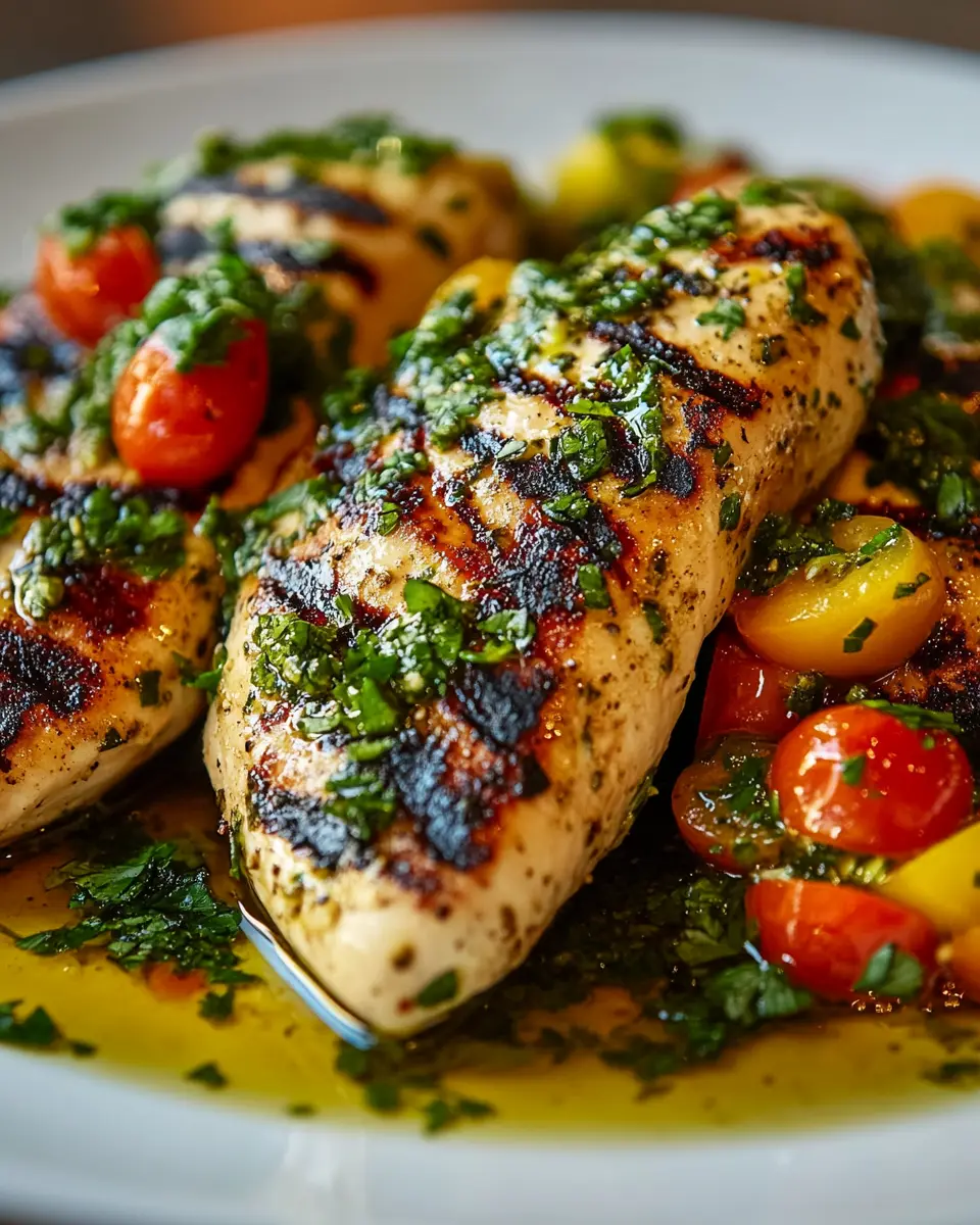 Gegrilltes Hähnchen mit Petersilien-Oliven-Sauce: Juicy Delight! 5