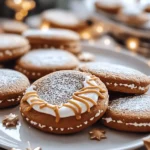 LEBKUCHENKEKSE MIT VANILLE LIKOERCREME SALZKARAMELL First Image First Image