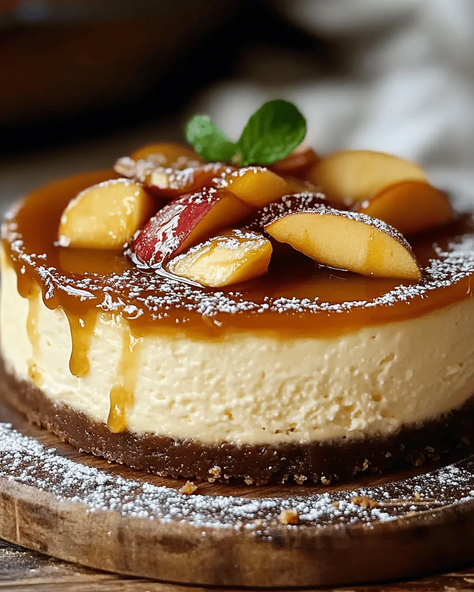 Weihnachtlicher Käsekuchen mit Bratapfel: Indulgent Holiday Bliss 6