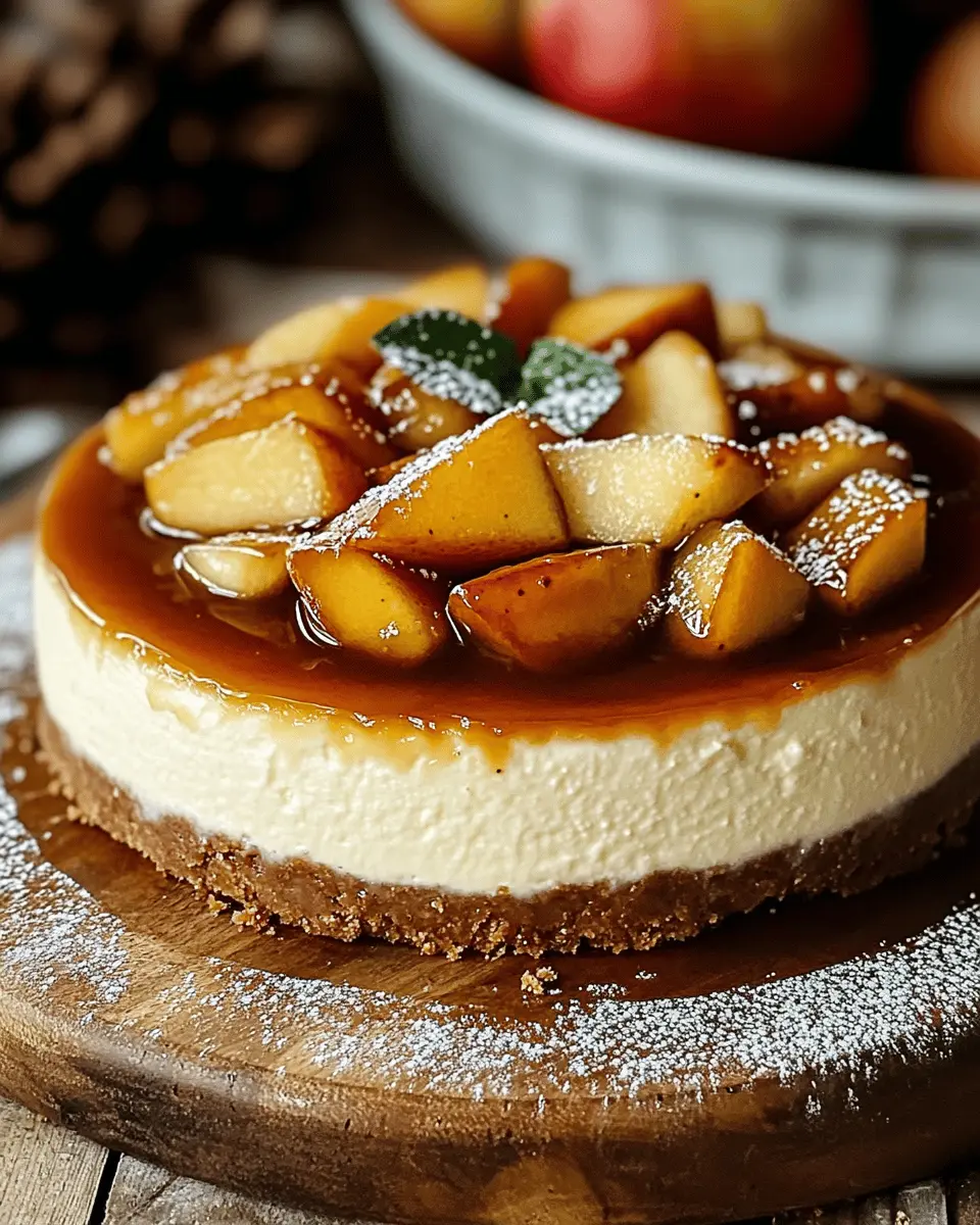 Weihnachtlicher Käsekuchen mit Bratapfel: Indulgent Holiday Bliss 7