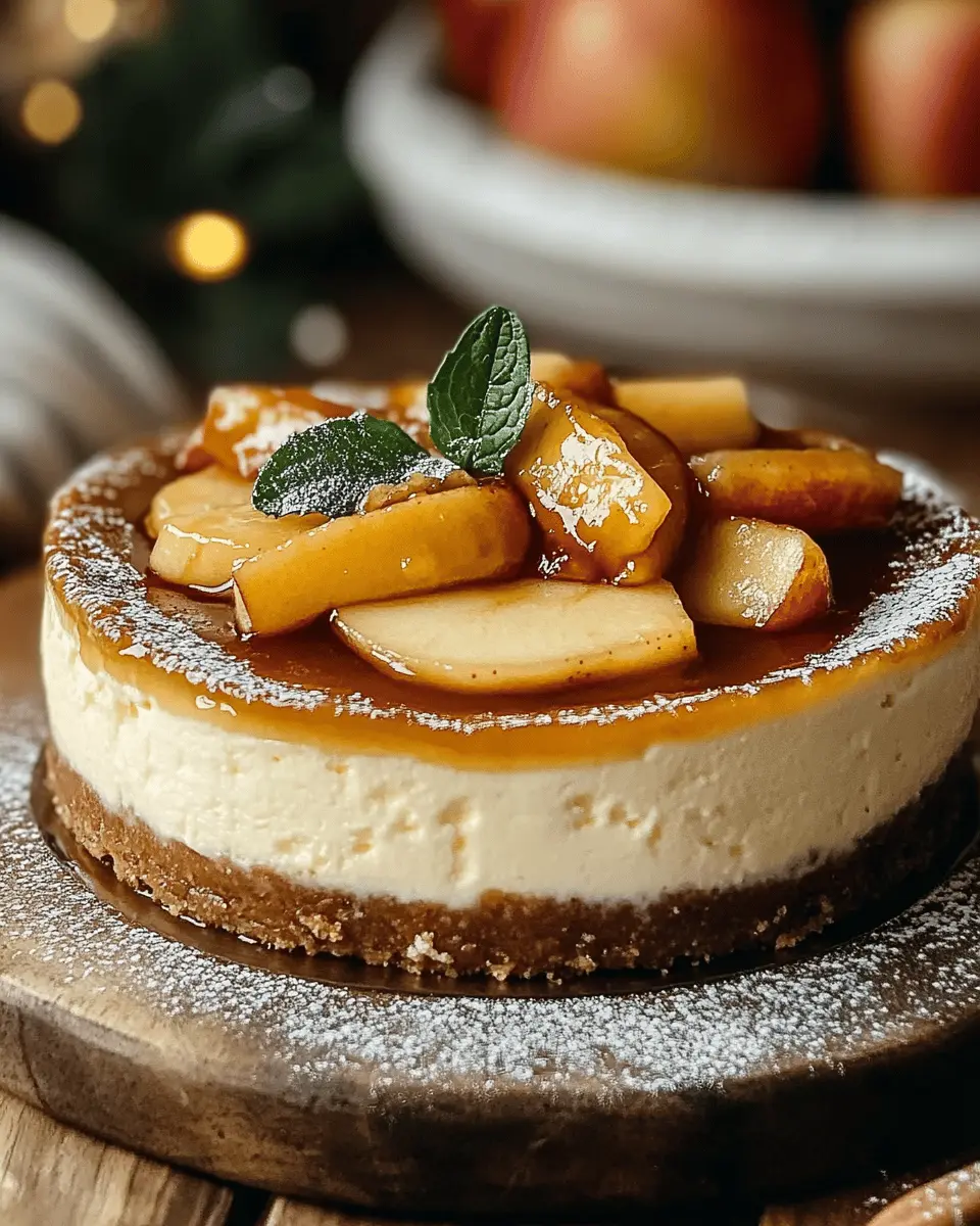 Weihnachtlicher Käsekuchen mit Bratapfel: Indulgent Holiday Bliss 5 rysunnoee6dkef2evlm6