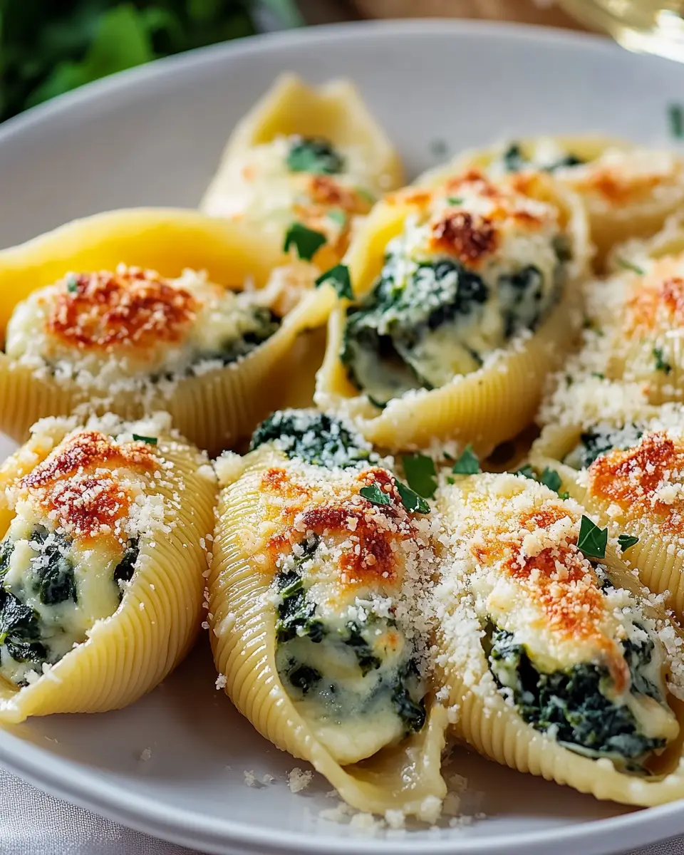 gefüllte Muscheln mit Spinat & Käse: Irresistibly Cheesy Delight 5 sy90ihlnpyv6ouzsdohs