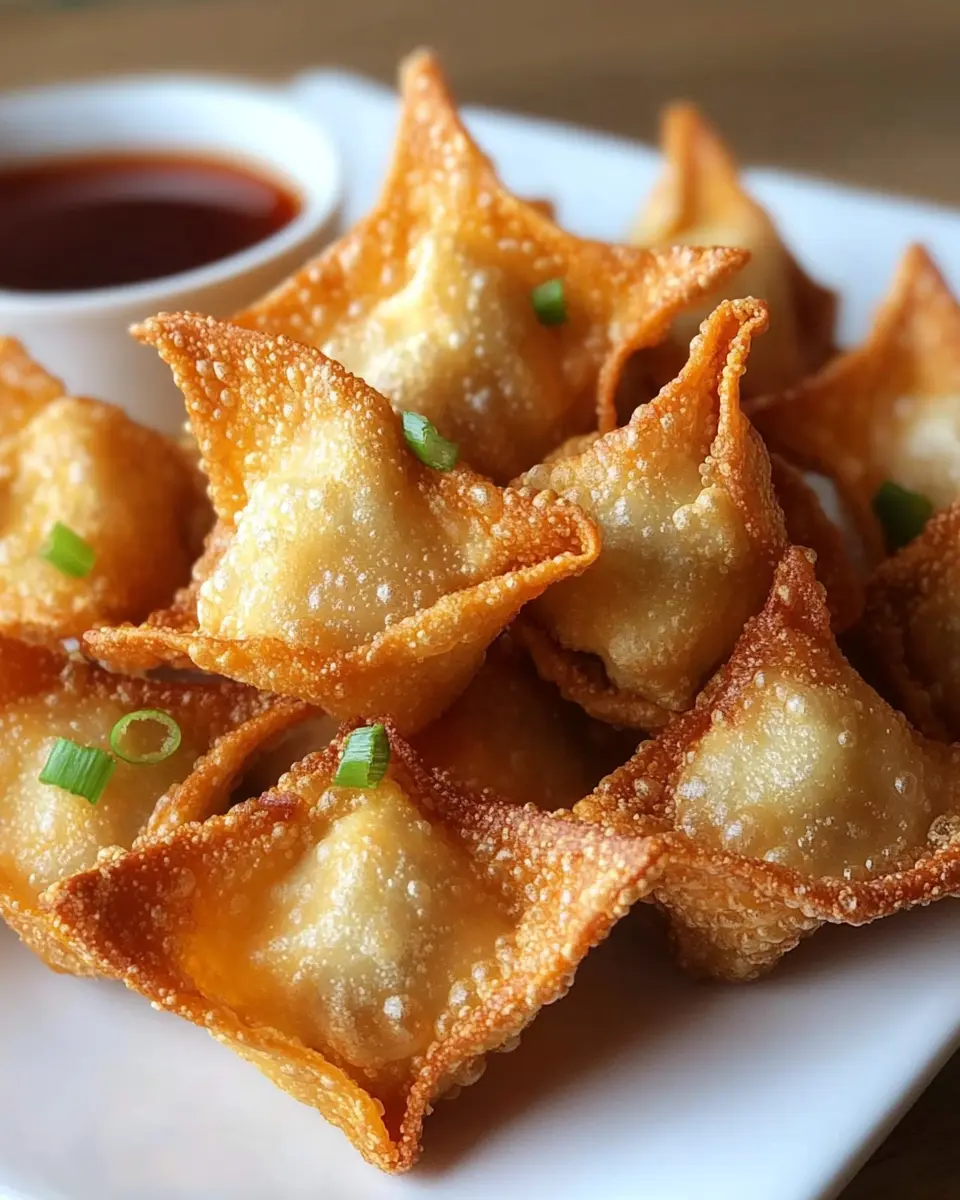 Air Fryer Cream Cheese Wontons Recipe First Image First Image