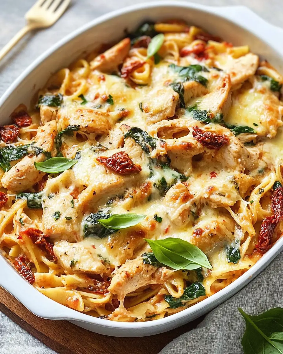 Cremiger Tuscan Chicken Pasta-Auflauf: Indulgent Comfort Food 6 tloqg9cltoftkh5lhefw