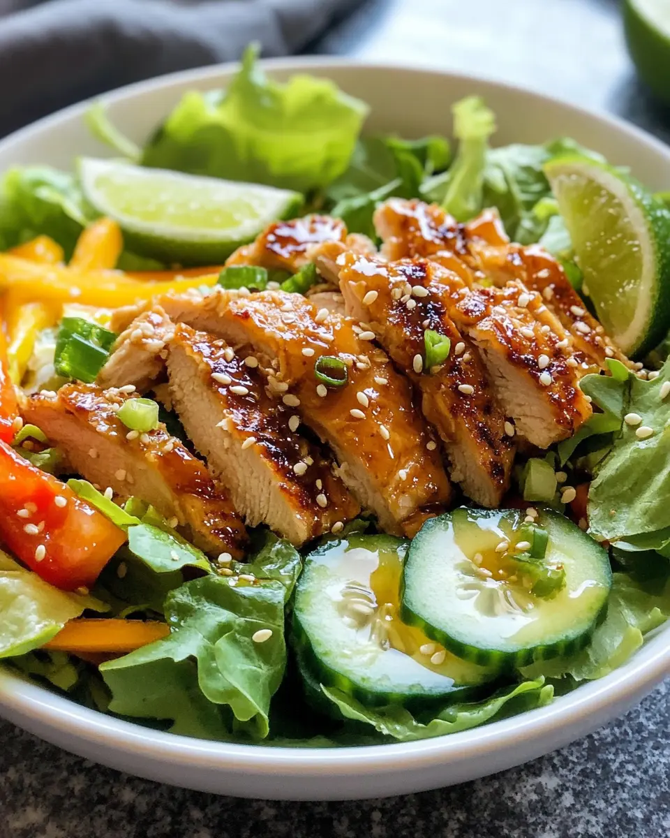 Sesamhuhn Salat Rezept First Image First Image
