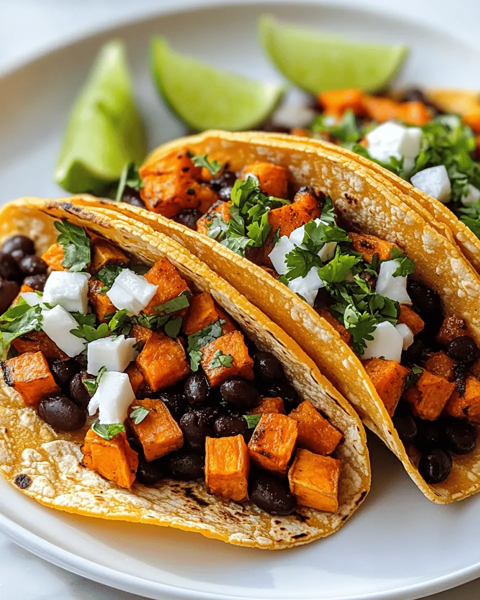 SÜßKARTOFFEL BOHNEN TACOS REZEPT First Image First Image
