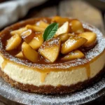 WEIHNACHTLICHER KÄSEKUCHEN MIT BRATAPFEL First Image First Image