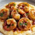 Würzige Cajun‑Garnelen mit cremigen Grits First Image First Image