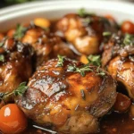 ZARTES ROTWEIN-HUHN REZEPT First Image First Image