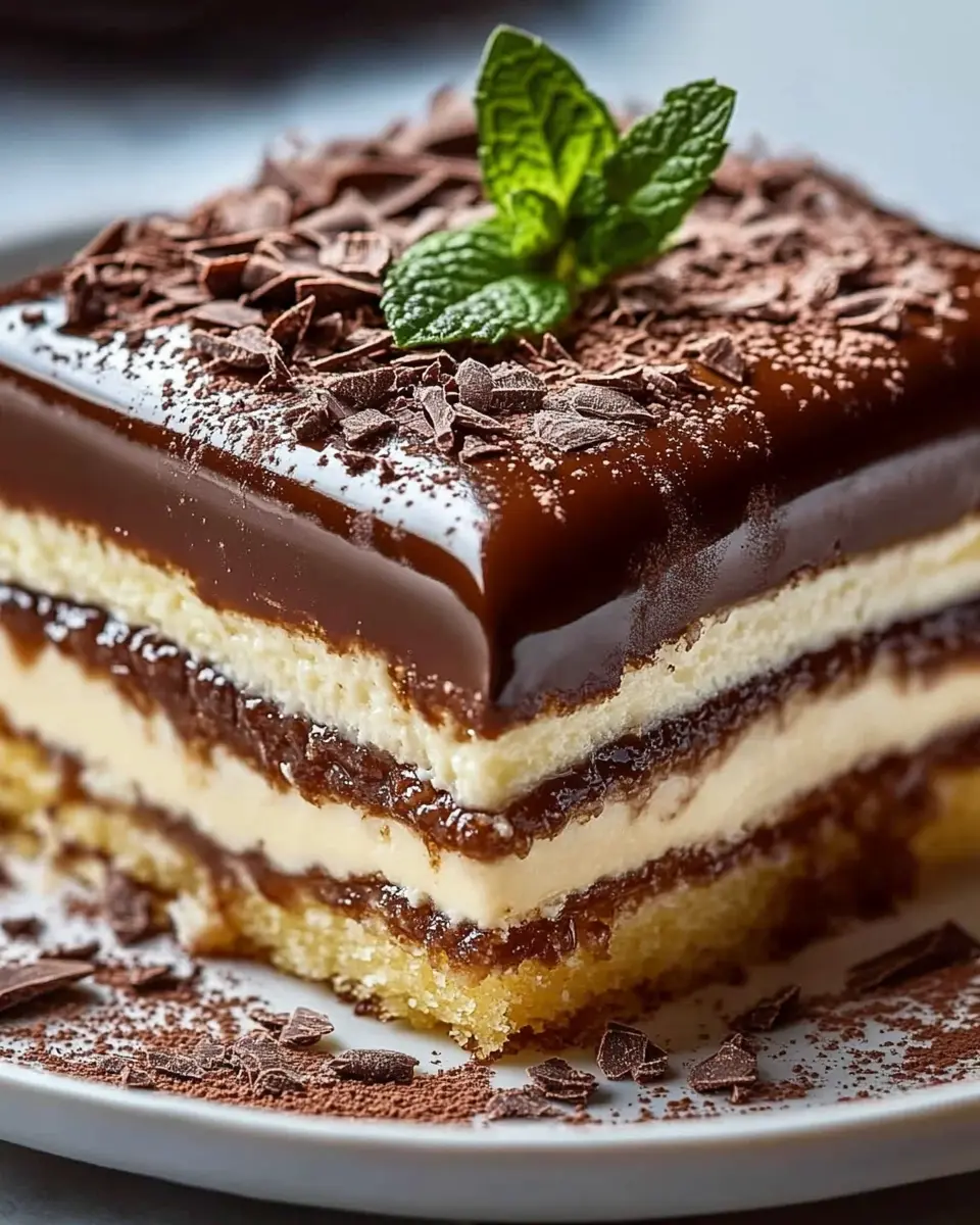 Kalter Puddingkekskuchen mit Schokoladenganache: Irresistibly Decadent! 7