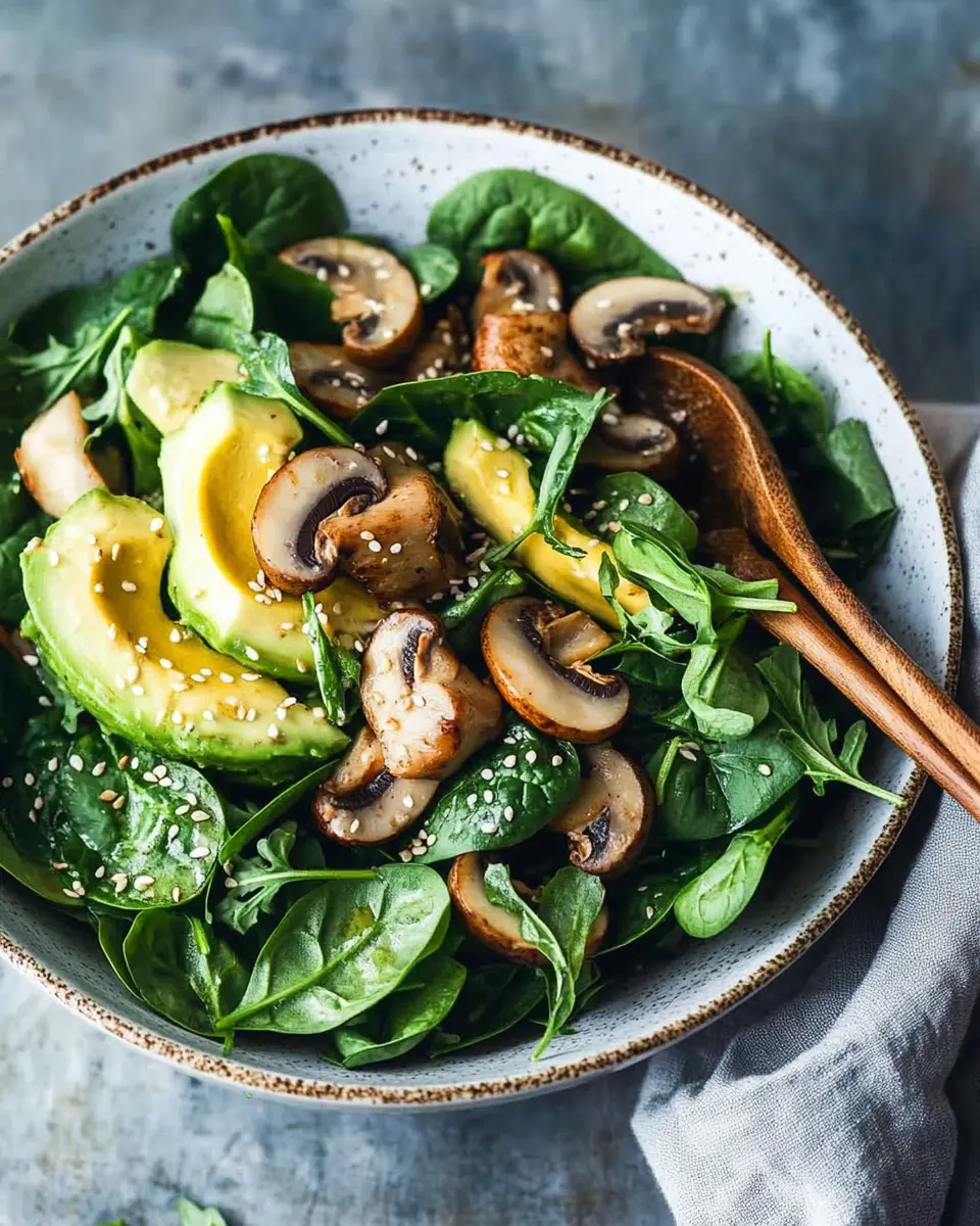 Spinatsalat mit Champignons und Avocado: The Best Fresh Twist 6