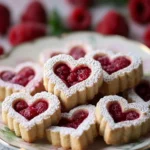 Rosa rote Linzer Plätzchen – 5 Tipps für perfekte Herzplätzchen First Image First Image