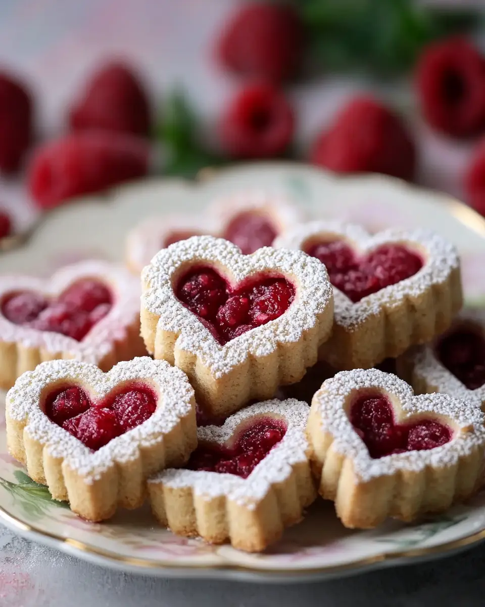 Rosa rote Linzer Plätzchen – 5 Tipps für perfekte Herzplätzchen First Image First Image