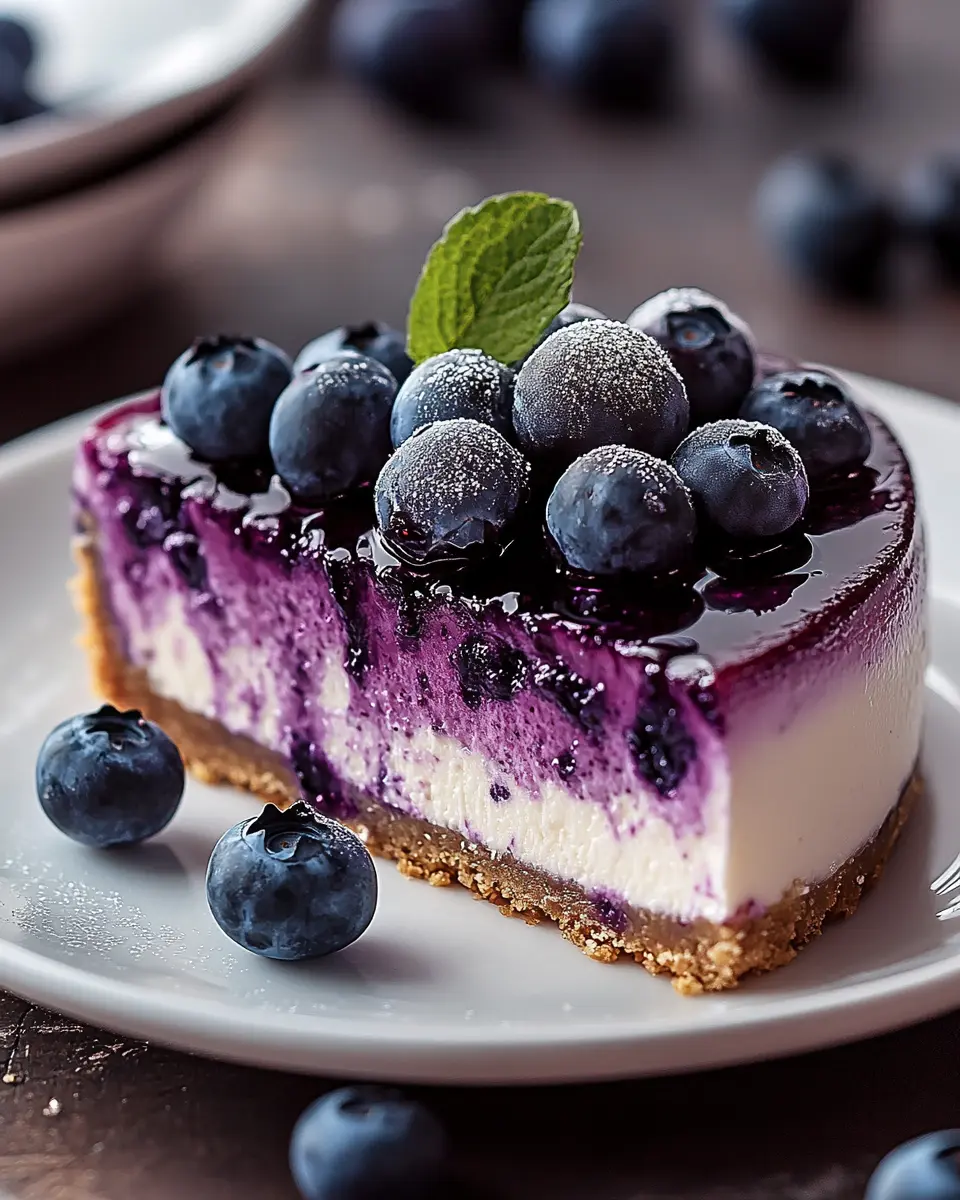 Blaubeer-Käsekuchen First Image First Image