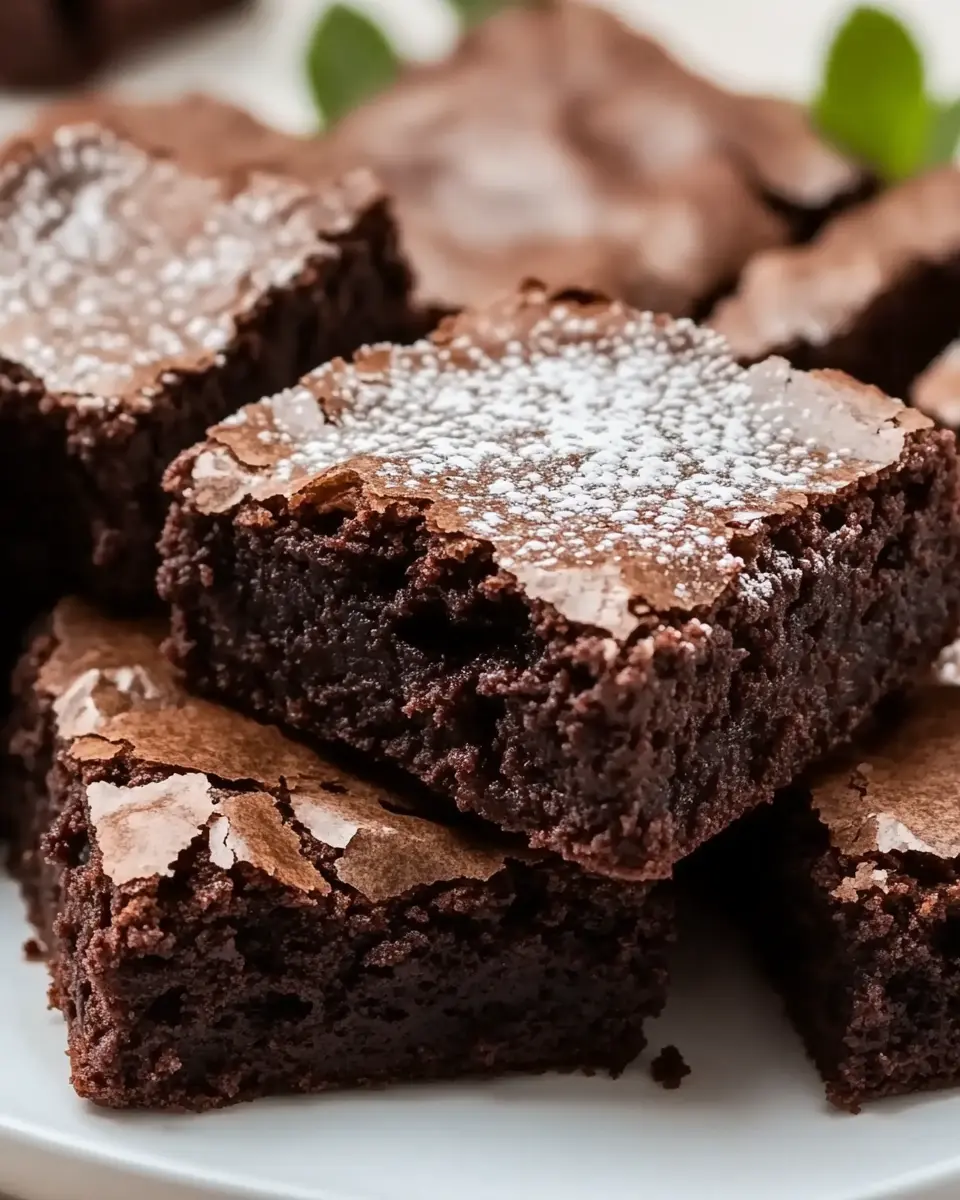 Saftige Schoko Brownies – Bestes Rezept First Image First Image
