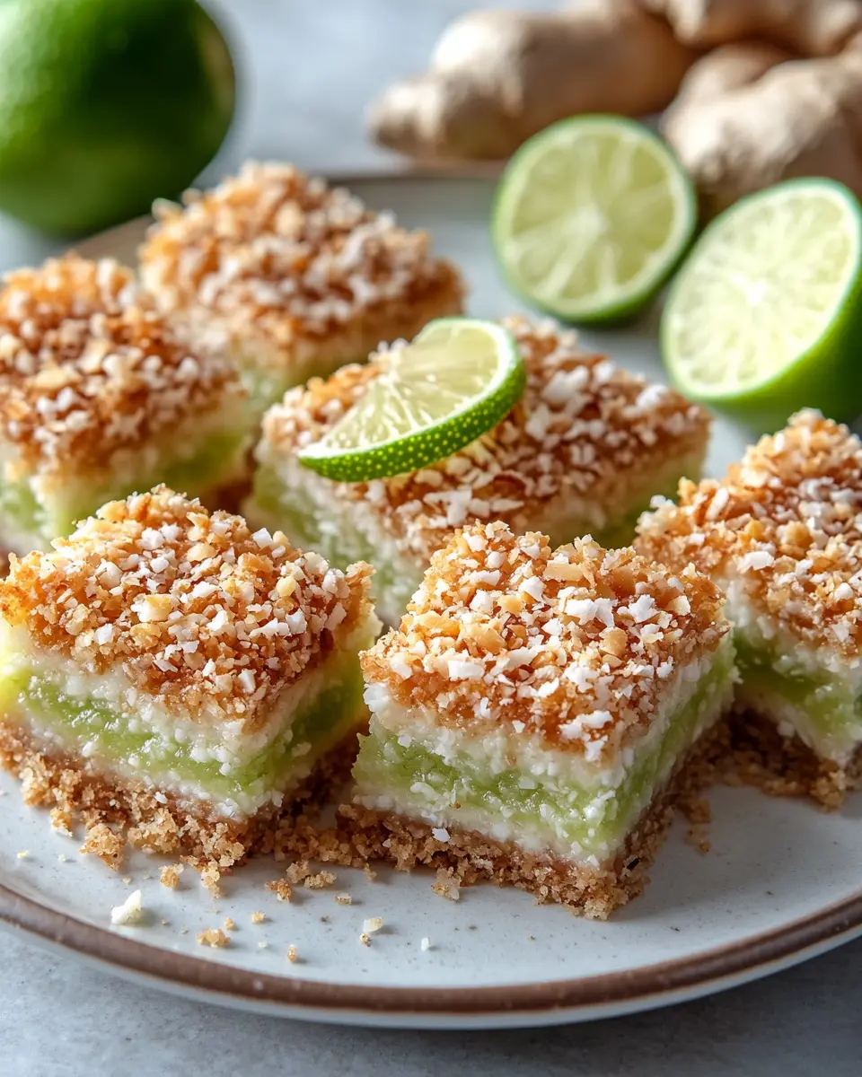 Keto Würzige Ingwer-Limetten-Kokos-Riegel: Boldly Delicious Treat! 5