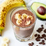 Kaffee Smoothie mit Banane und Avocado First Image First Image