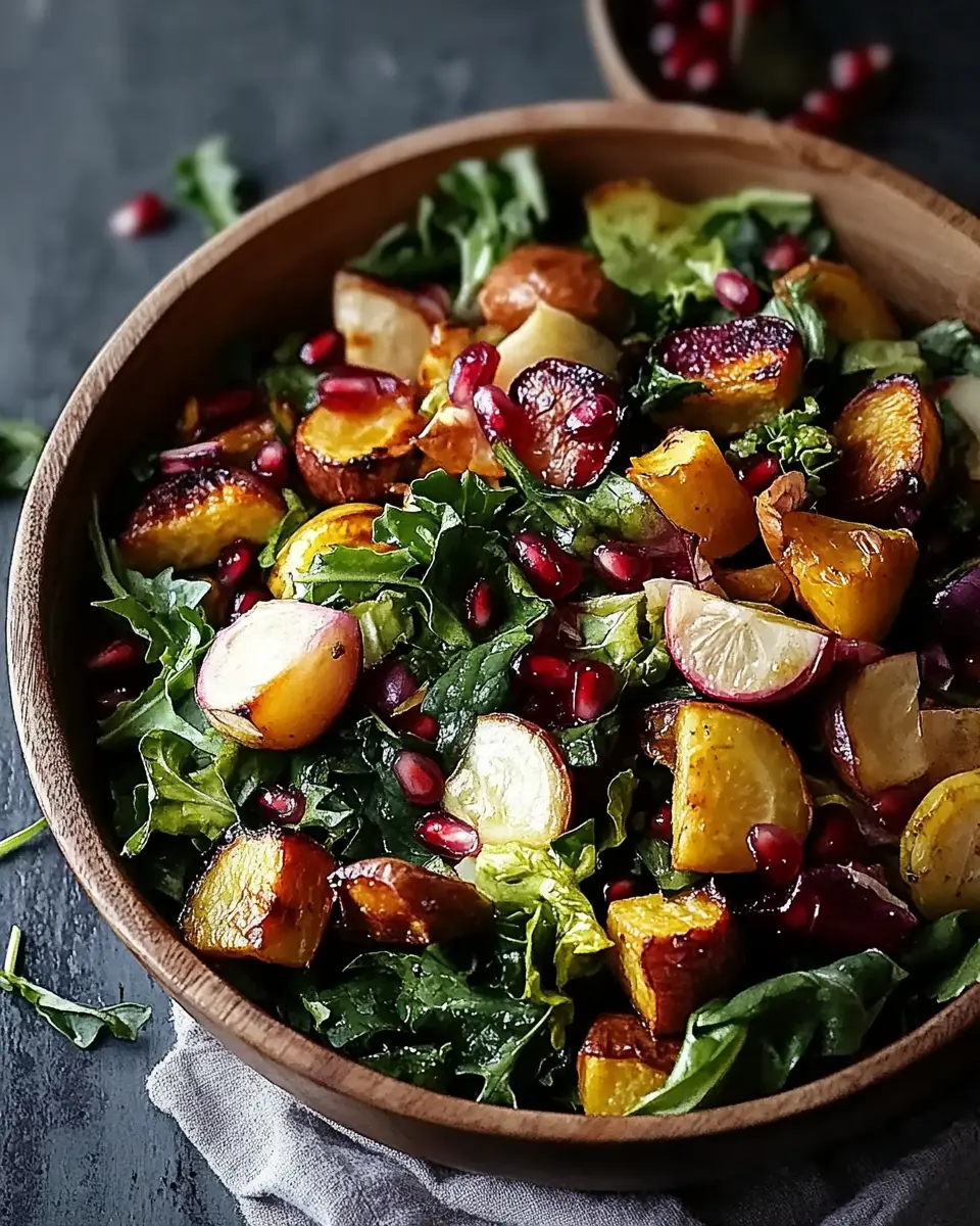 Rustikaler Wintersalat mit Sherry Vinaigrette: Aromatisch & Cozy 6
