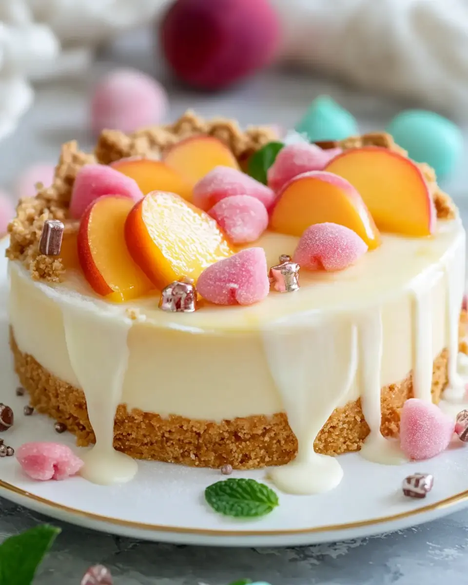 Fantatorte mit Schmandcreme: Indulgent Peach Dessert Delight 5 e2efohiopnsczniefw6e