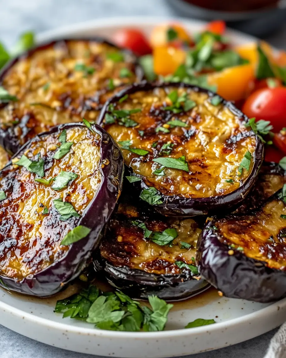 Auberginen-Steaks aus der Heißluftfritteuse First Image First Image