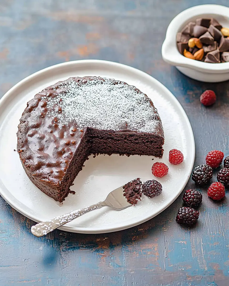 Einfacher Schokokuchen – saftig und lecker First Image First Image