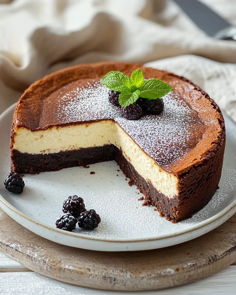 Brownie Käsekuchen First Image First Image