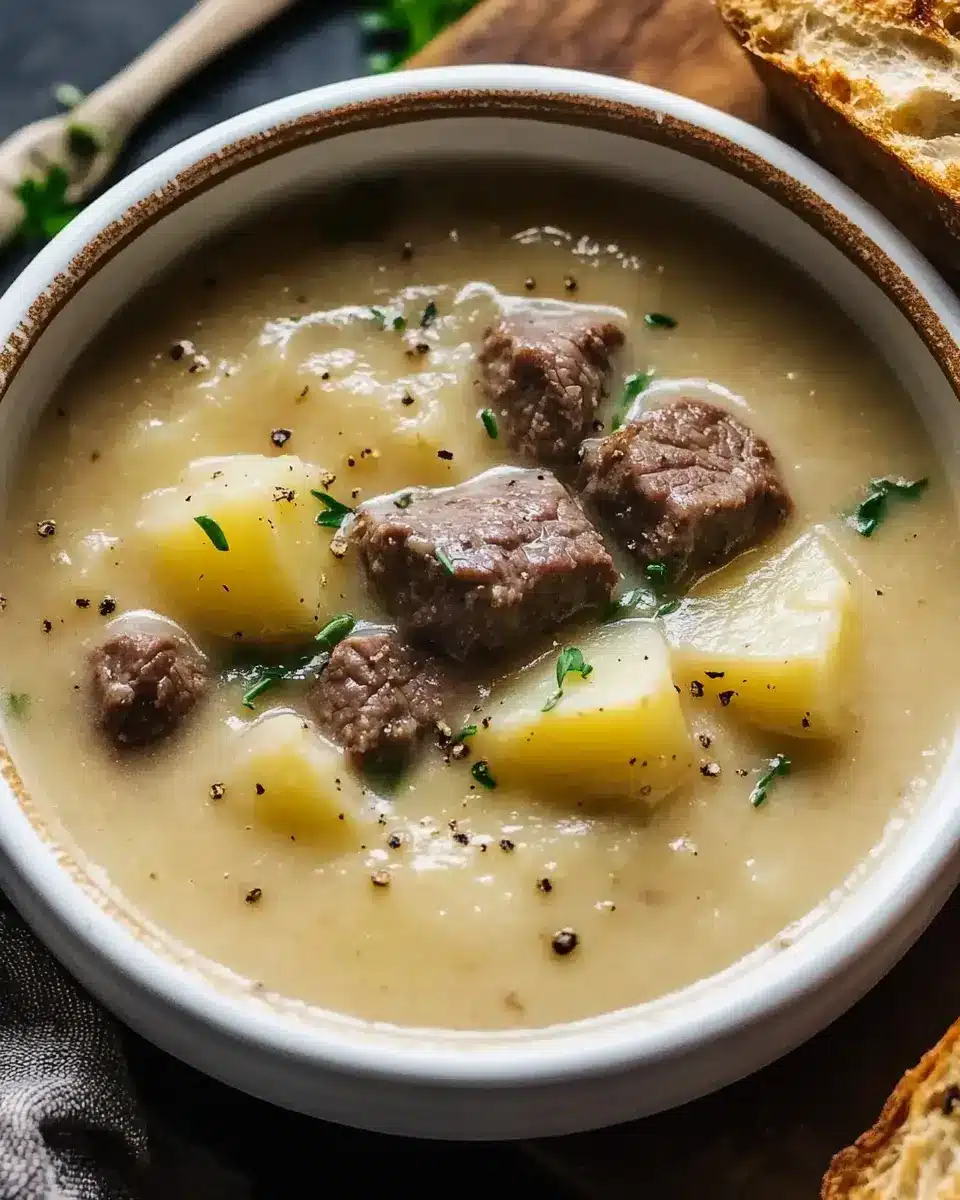 Steak Kartoffelsuppe: Cremiger Genuss für den Winterabend 5