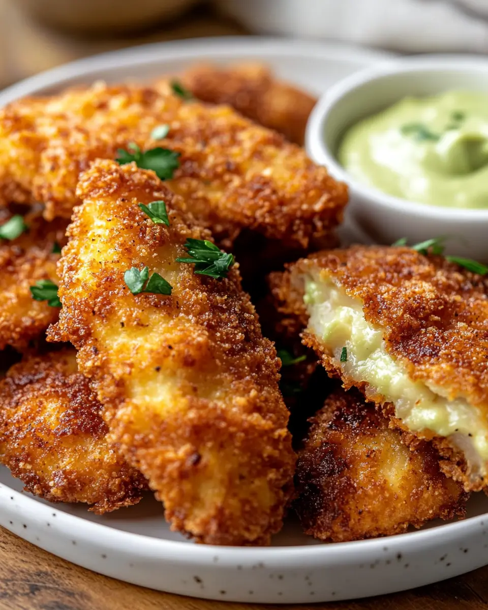 Keto-Hähnchenstreifen mit Schweineschwartenkruste: Knusprig lecker! 5