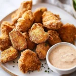 Vegane Chicken Nuggets (panierte Austernpilze) First Image First Image