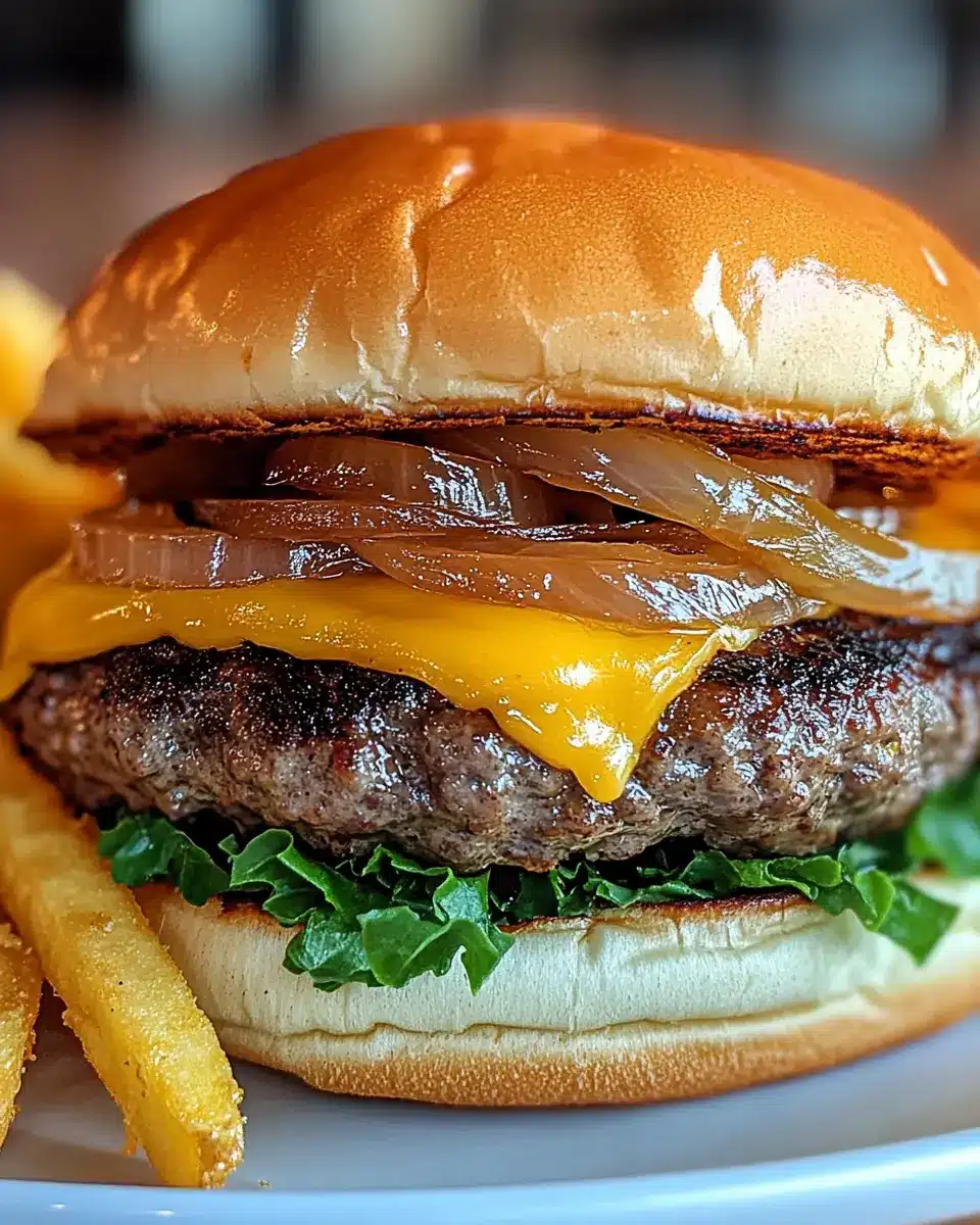 Burger mit karamellisierten Zwiebeln: The Ultimate Comfort Bite 5 jncudykmygepf6z9fcr6
