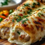 Gemütliches Hähnchen mit Käse und Knoblauch First Image First Image