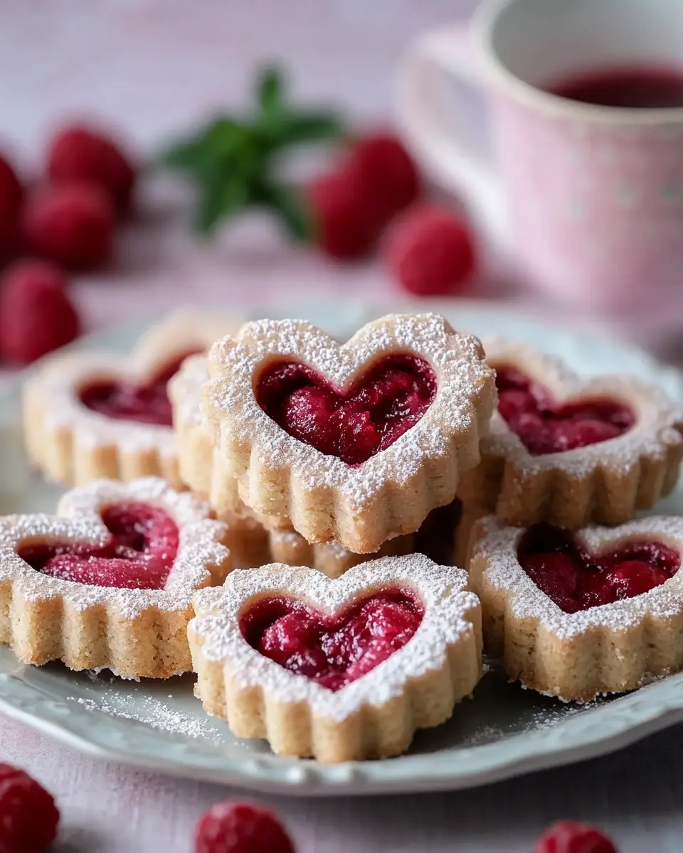 Rosa rote Linzer Plätzchen: 5 Tipps für perfekte Herzplätzchen 5