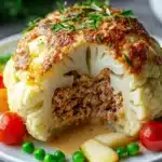 Blumenkohlbombe mit Hackfleisch First Image First Image