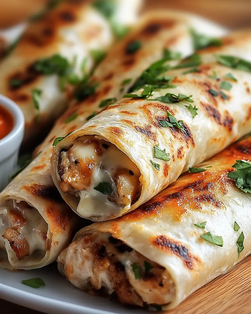 Hähnchen-Wraps mit Käse und Knoblauch: Irresistibly Easy Delights 5 kok6egsliqgt9zdduzub