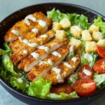 Caesar Hähnchen Bowl – Knuspriger Genuss in 30 Min First Image First Image