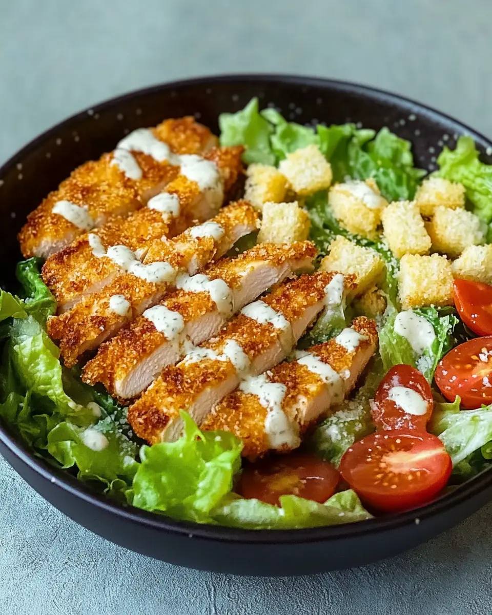Caesar Hähnchen Bowl – Knuspriger Genuss in 30 Min First Image First Image